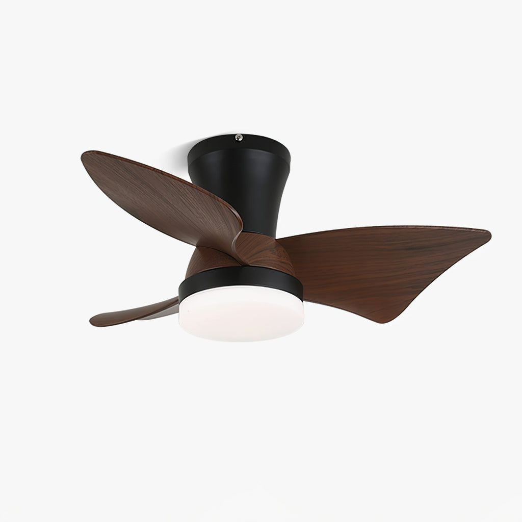Arden Minimalist Wood Ceiling Fan Light