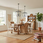 Lodge Lantern Brass Pendant Light