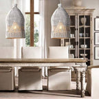 Ritta Design Birdcage LED Pendant Light Rattan Bedroom Living Room