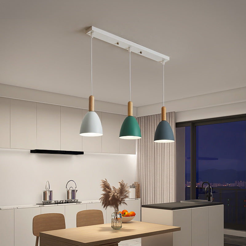 Valentina Modern Minimalist LED Pendant Light /Wood Living Room/Bedroom