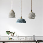 Valentina Modern LED Pendant Light Blue White Bedroom/Kitchen