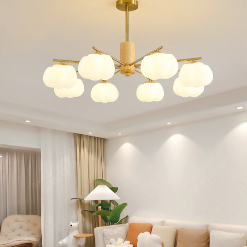 Arisha Creative LED Wood Chandeliers Living Room