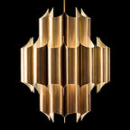 Arisha Simple Retro Creative Chandelier Brass Bedroom