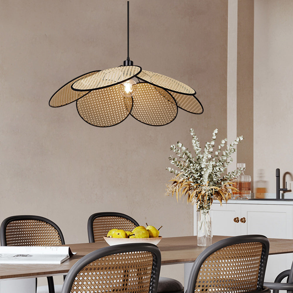 Ritta Willow Weave Rattan Pendant Light