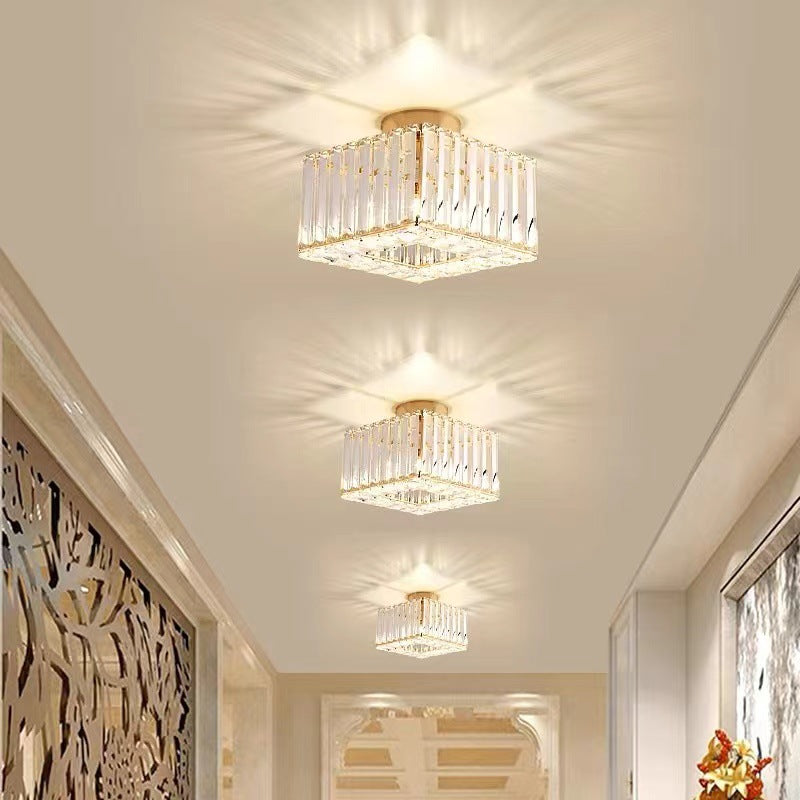 Arisha Creative Flush Mount Ceiling Light Gold/Black Balcony/Corridor