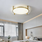 Arisha Modern Round Glass Flush Mount Ceiling Light