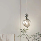 Valentina Retro LED Pendant Light Chrome /Acrylic Bedroom