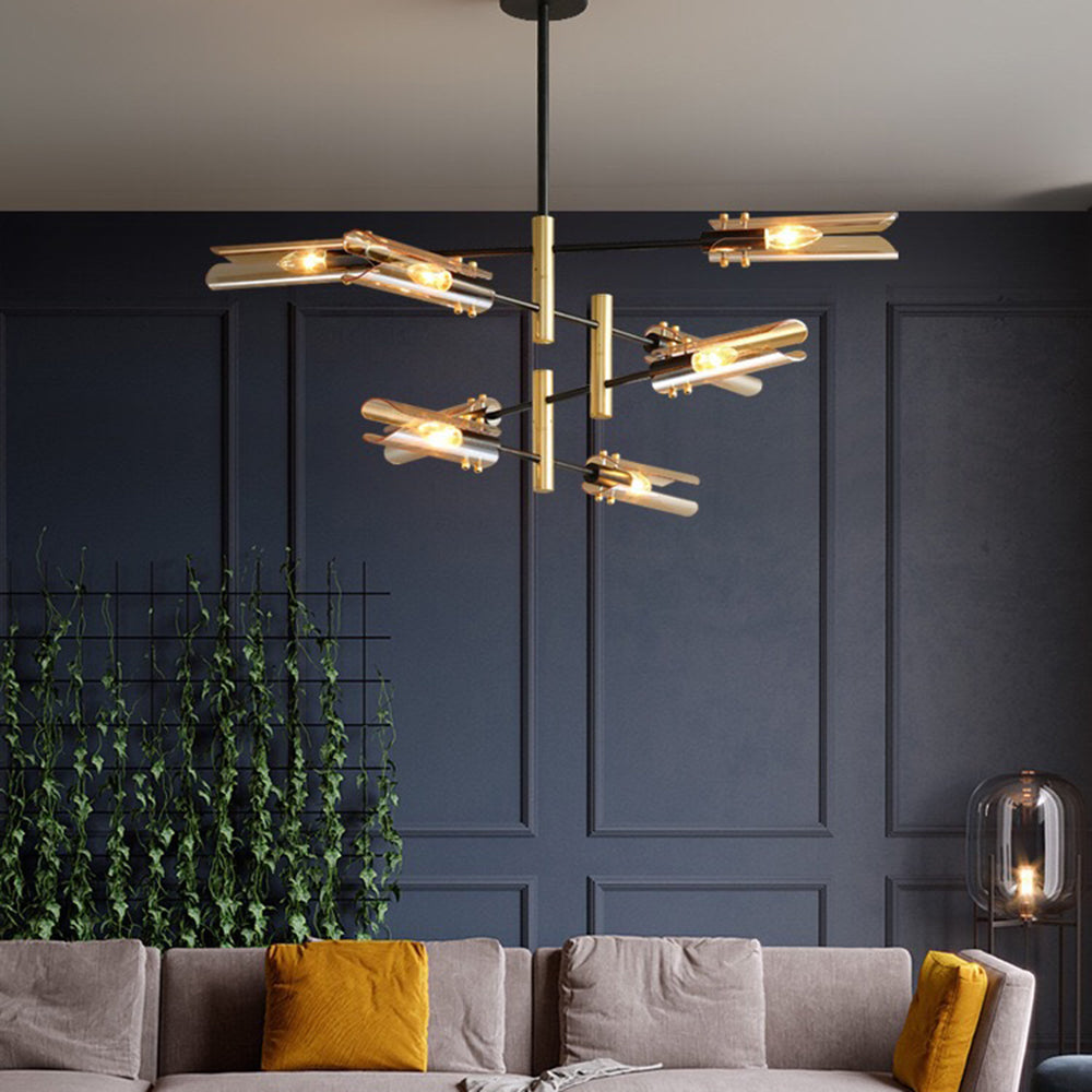 Arisha Modern /Glass Semi-Flush Mount Ceiling Light