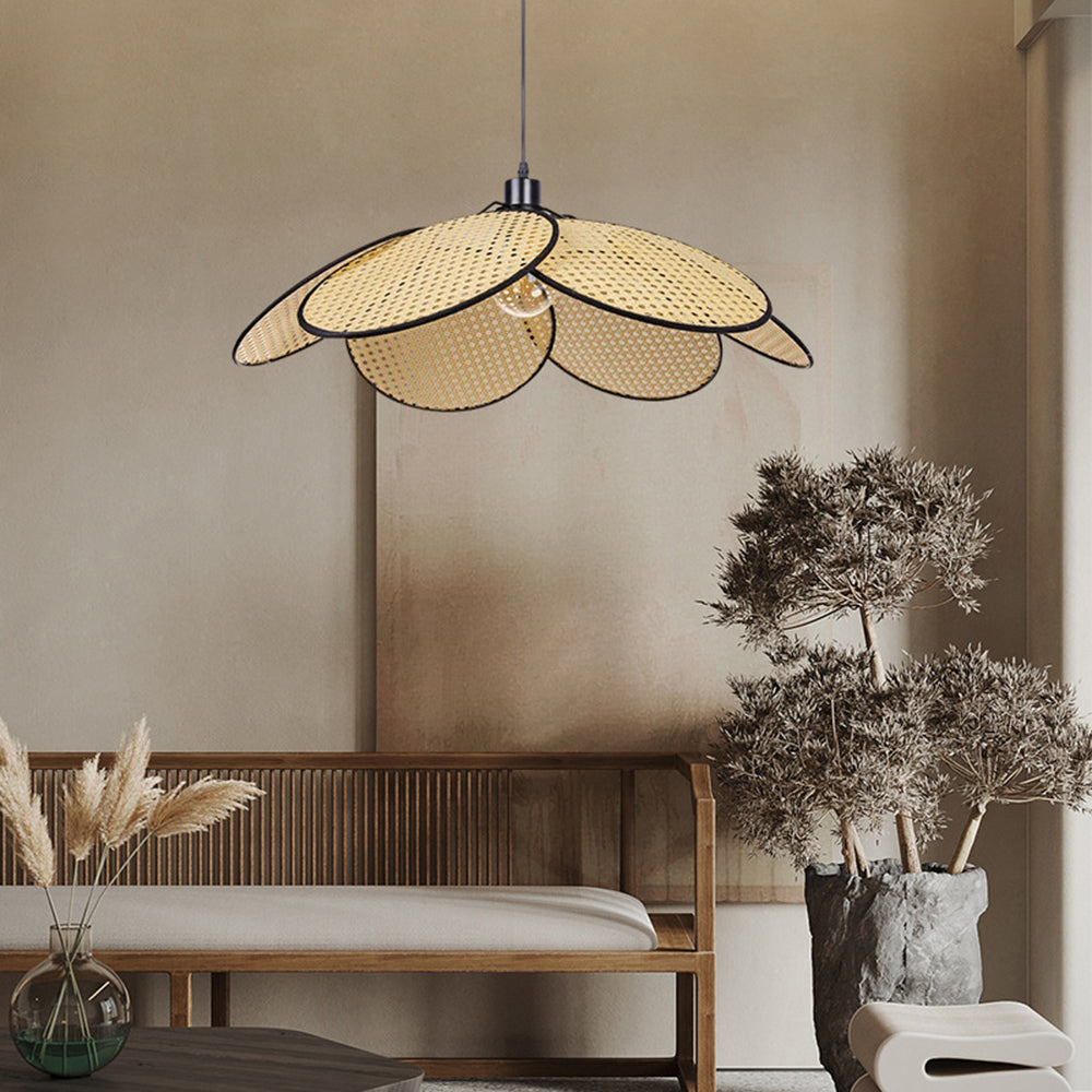 Ritta Willow Weave Rattan Pendant Light