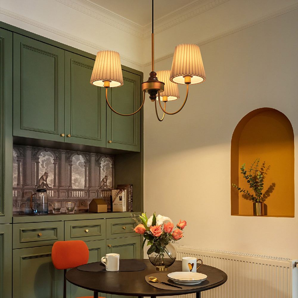 Silva Modern Retro Fabric Chandelier