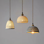 Valentina Modern LED Pendant Light Blue White Bedroom/Kitchen