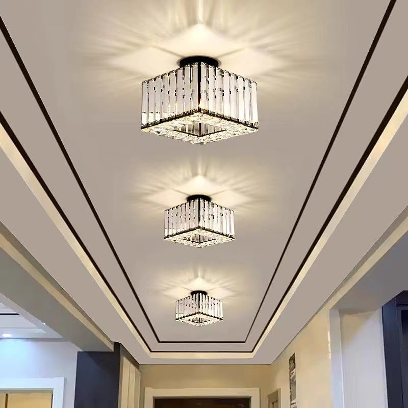 Arisha Creative Flush Mount Ceiling Light Gold/Black Balcony/Corridor