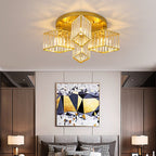 Kristy Modern Ceiling Light  Crystal Living Room