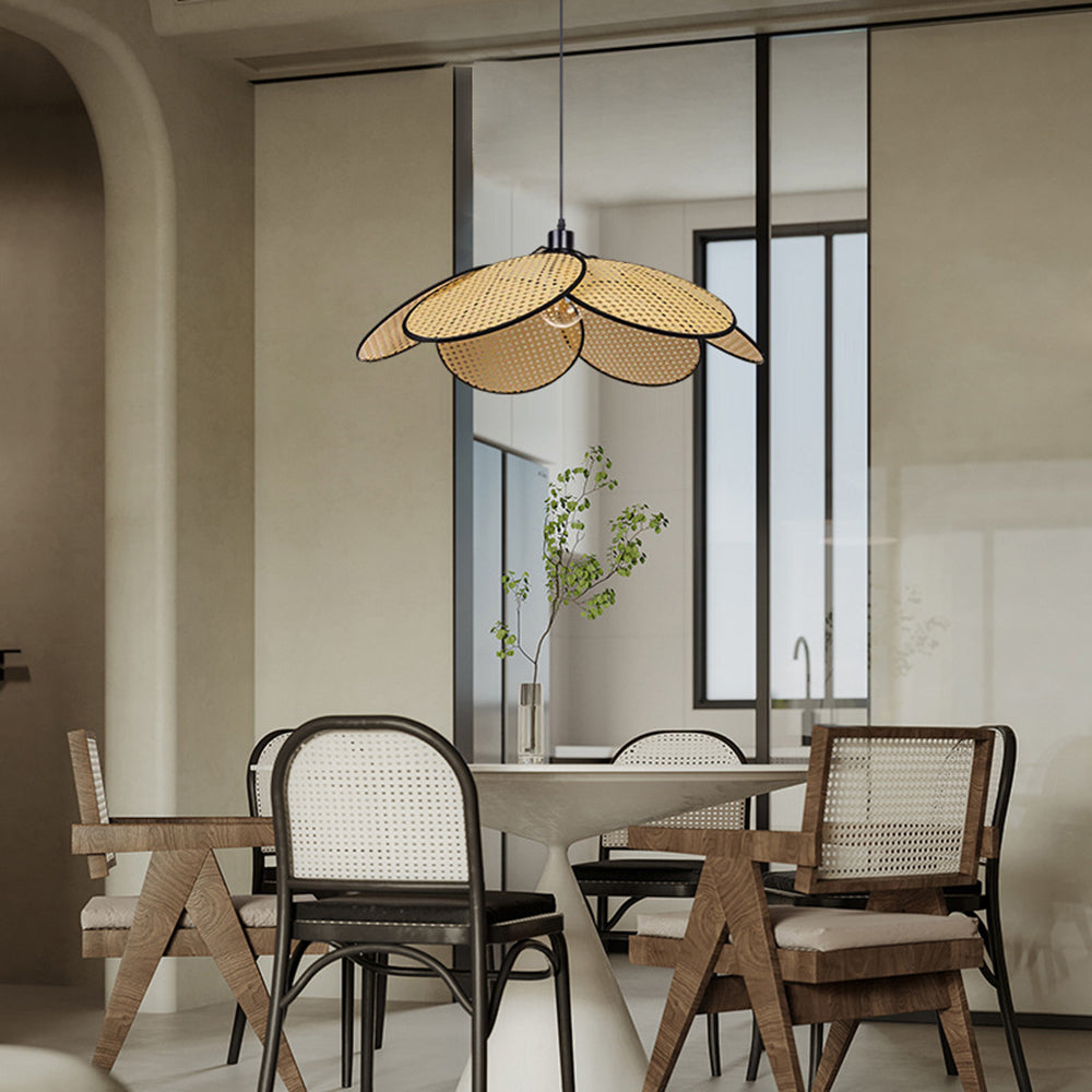 Ritta Willow Weave Rattan Pendant Light