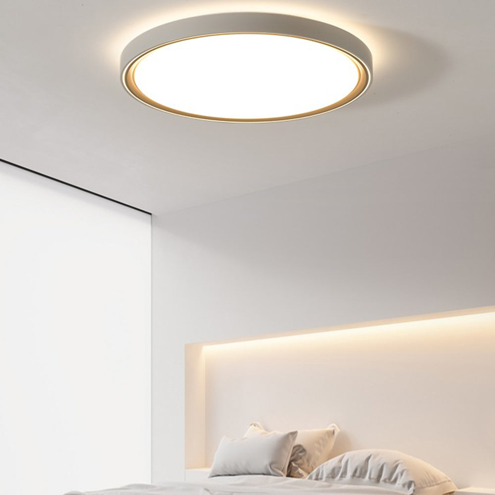 Arisha Minimalist Round Square Acrylic Flush Mount Ceiling Light