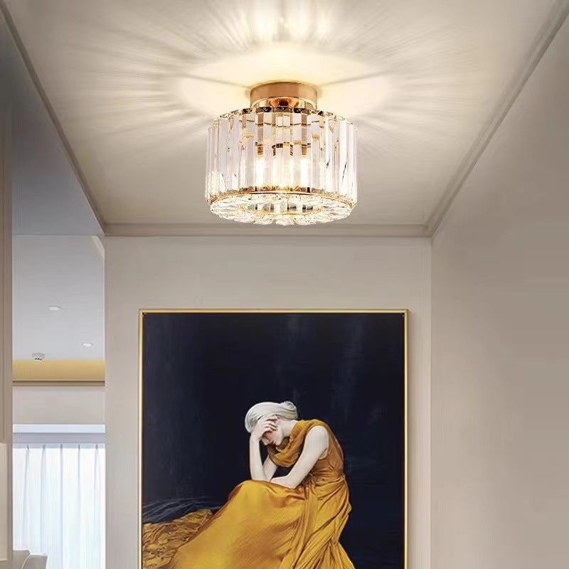 Arisha Creative Flush Mount Ceiling Light Gold/Black Balcony/Corridor