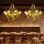 Nest Retro LED Chandelier Restaurant Bar Living Room