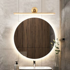 Arisha Industrial Linear Vanity Wall Lamp Brass Bathroom