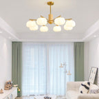 Arisha Creative LED Wood Chandeliers Living Room