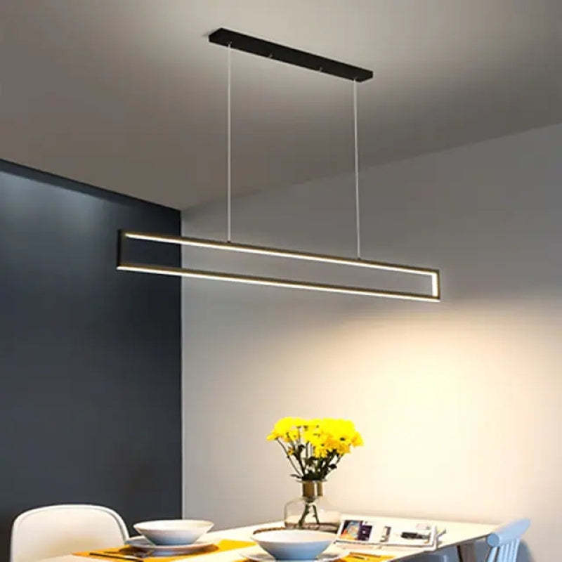 Arisha Modern Vertical Rectangular Pendant Light