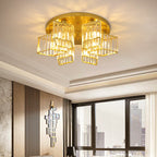 Kristy Modern Ceiling Light  Crystal Living Room
