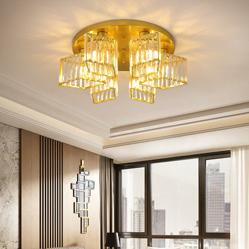 Kristy Modern Ceiling Light  Crystal Living Room