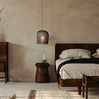 Ritta Wabi Sabi Bird Cage Rattan Pendant Light