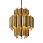Arisha Simple Retro Creative Chandelier Brass Bedroom