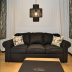 Ritta  Retro Rustic Drum Hanging Pendant Light