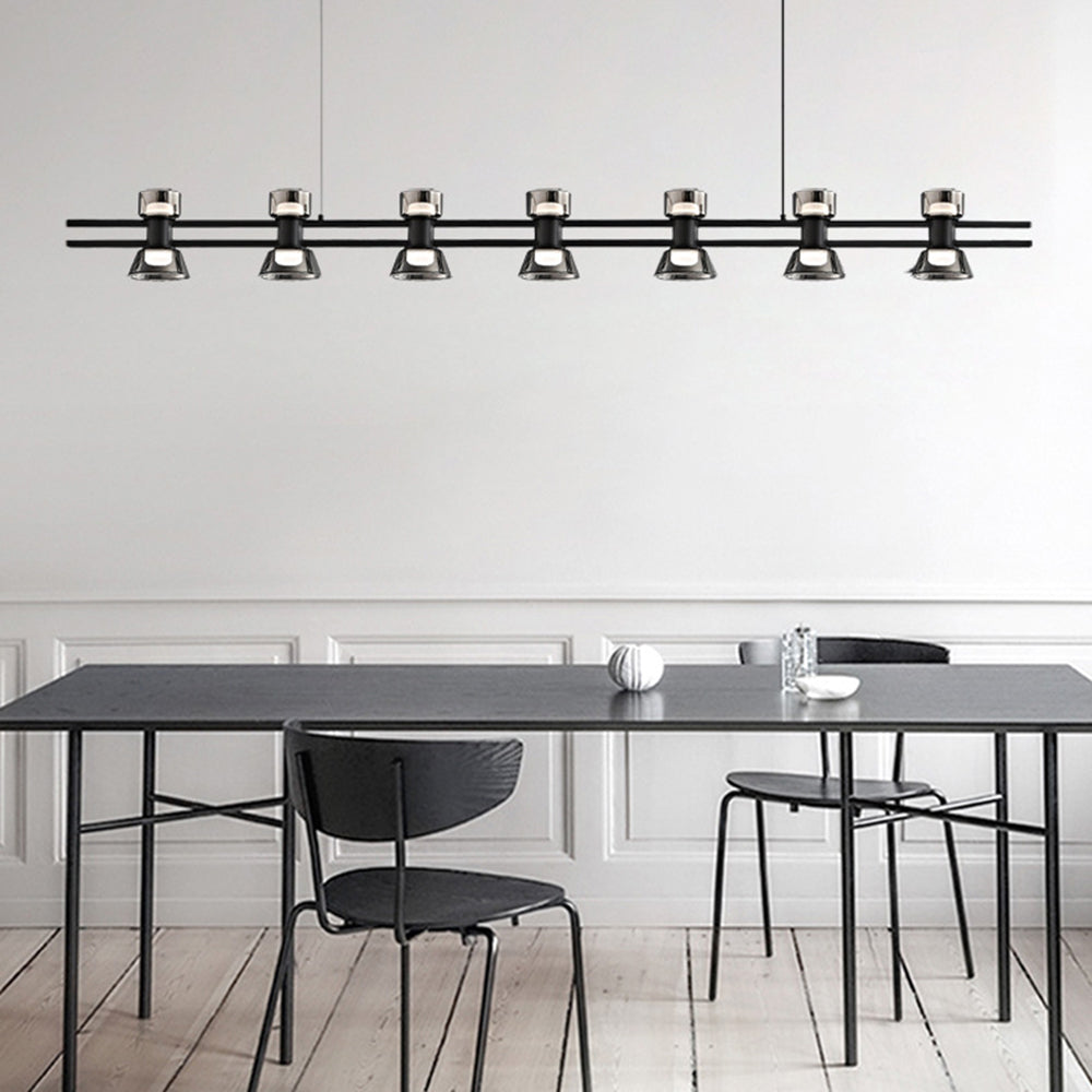 Arisha Modern Linear Linear Pendant Lamp Golden
