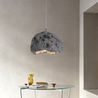 Avi Wabi Sabi Irregular Shape Resin Pendant Light, 3 Color