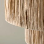 Hermes Rattan Pendant Light 3 Style