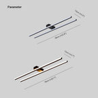Arisha Modern Minimalist LED Flush Mount Ceiling Light Bedroom