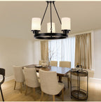Silva Retro Glass Chandelier for Living Room