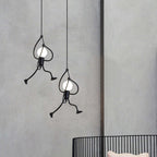 Mira Retro Modern Iron Man Pendant Light Living Room