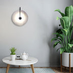 Avi Round Bedside Wall Light  Marble