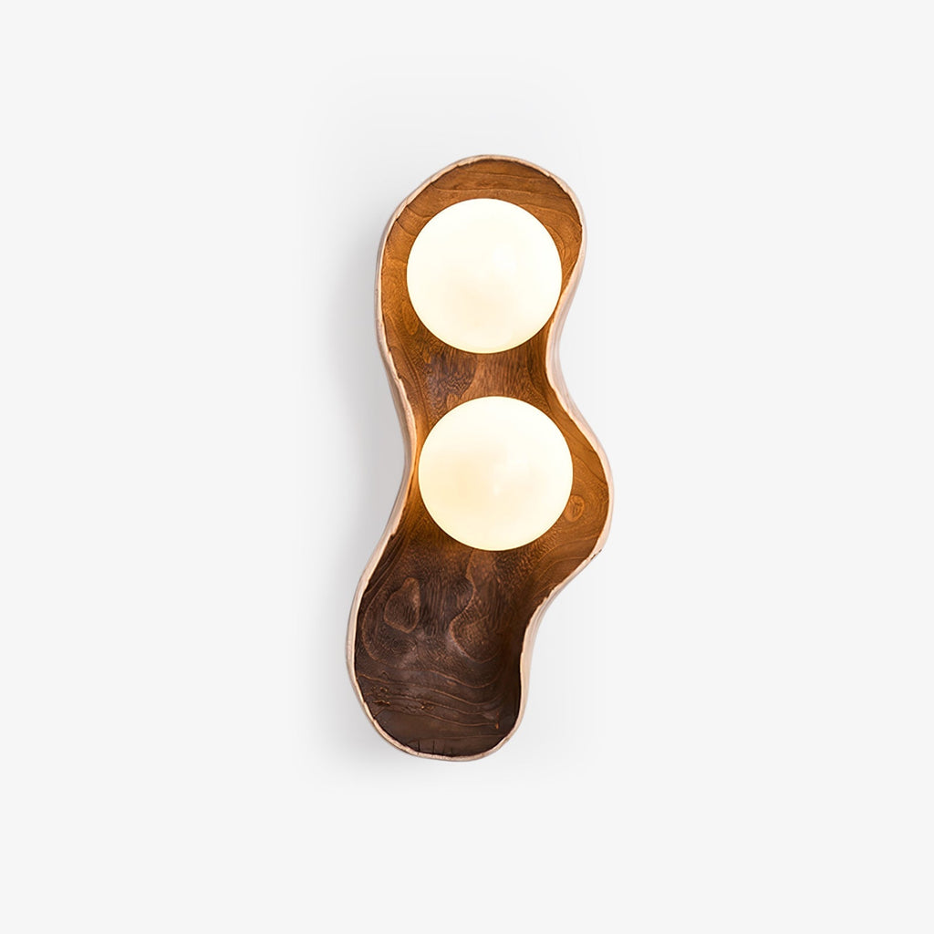 Dualis Vintage Wood Wall Light