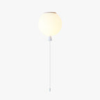 Aria Frosted Balloon Flush Mount Ceiling Light for Children's Room