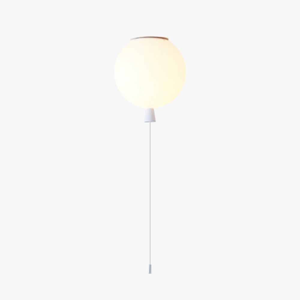Aria Frosted Balloon Flush Mount Ceiling Light for Children's Room