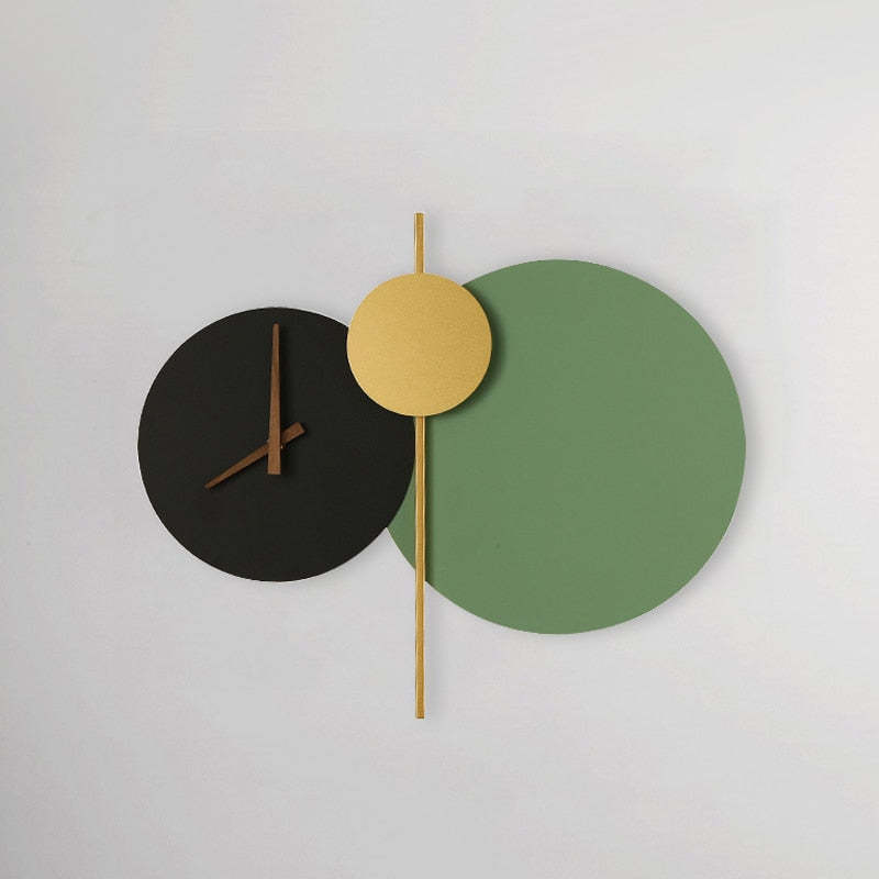 Arisha Modern Clock Painted Wall Light LED Light Bedroom