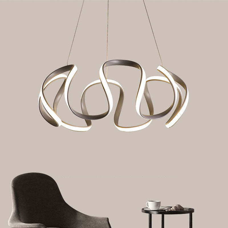 Arisha Modern Irregular Flower /Silicone Pendant Light 3 Colors