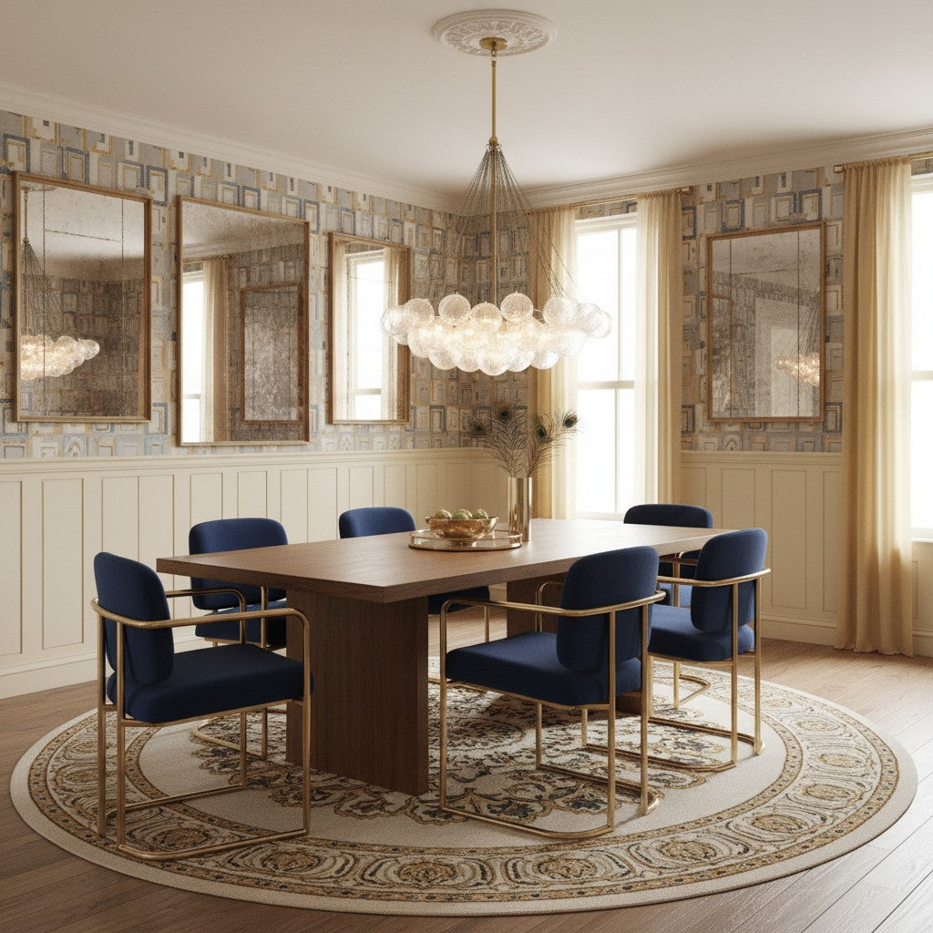 Haze Glass Bubble Chandelier