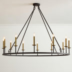 Lodge Chandelier Metal