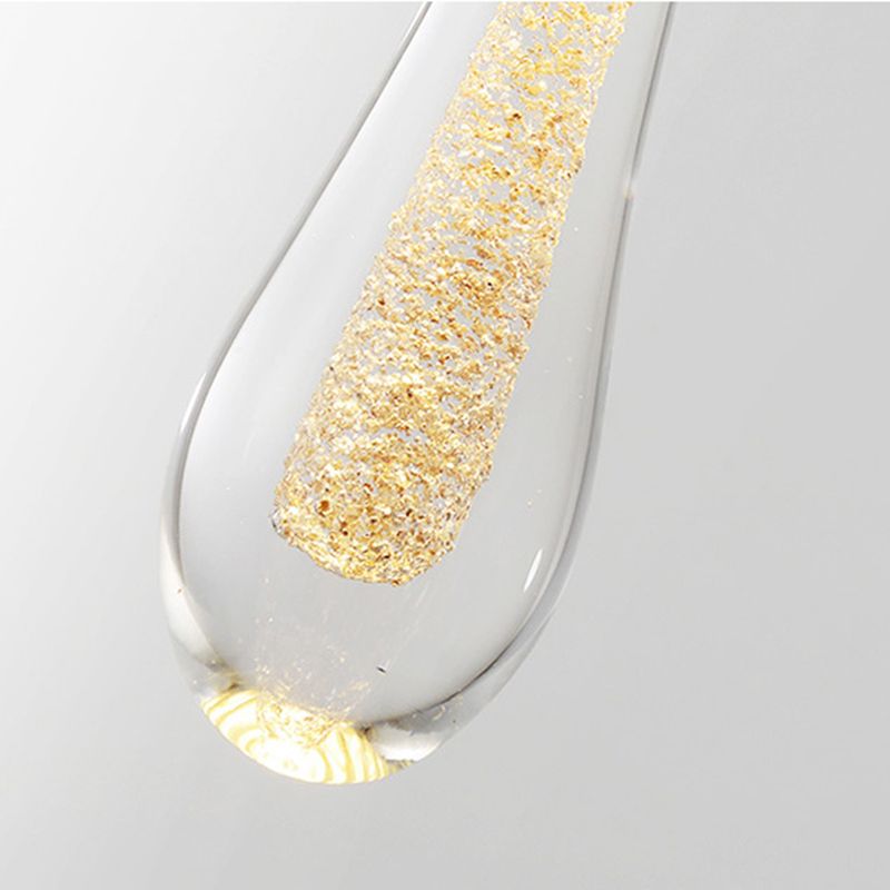 Valentina Minimalist Crystal Pendant Light