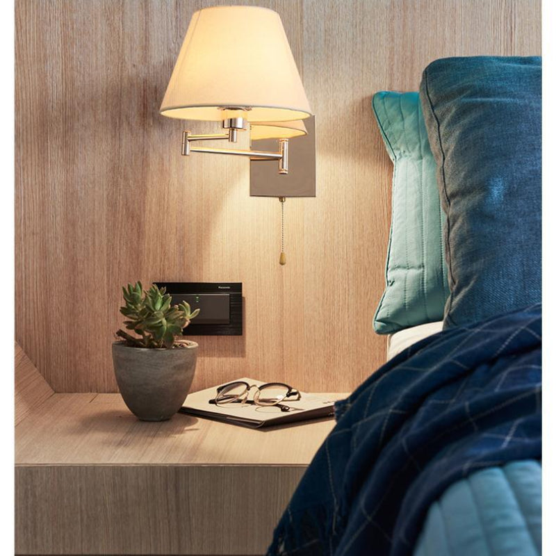 Epoch Decorative Indoor Wall Lamp Fabric Study Living Room