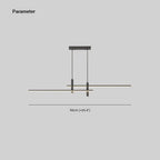 Arisha   Pendant Light Modern Linear Dining Room