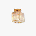 Arisha Modern /Crystal Flush Mount Ceiling Light, 3 Colors