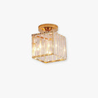 Arisha Modern /Crystal Flush Mount Ceiling Light, 3 Colors