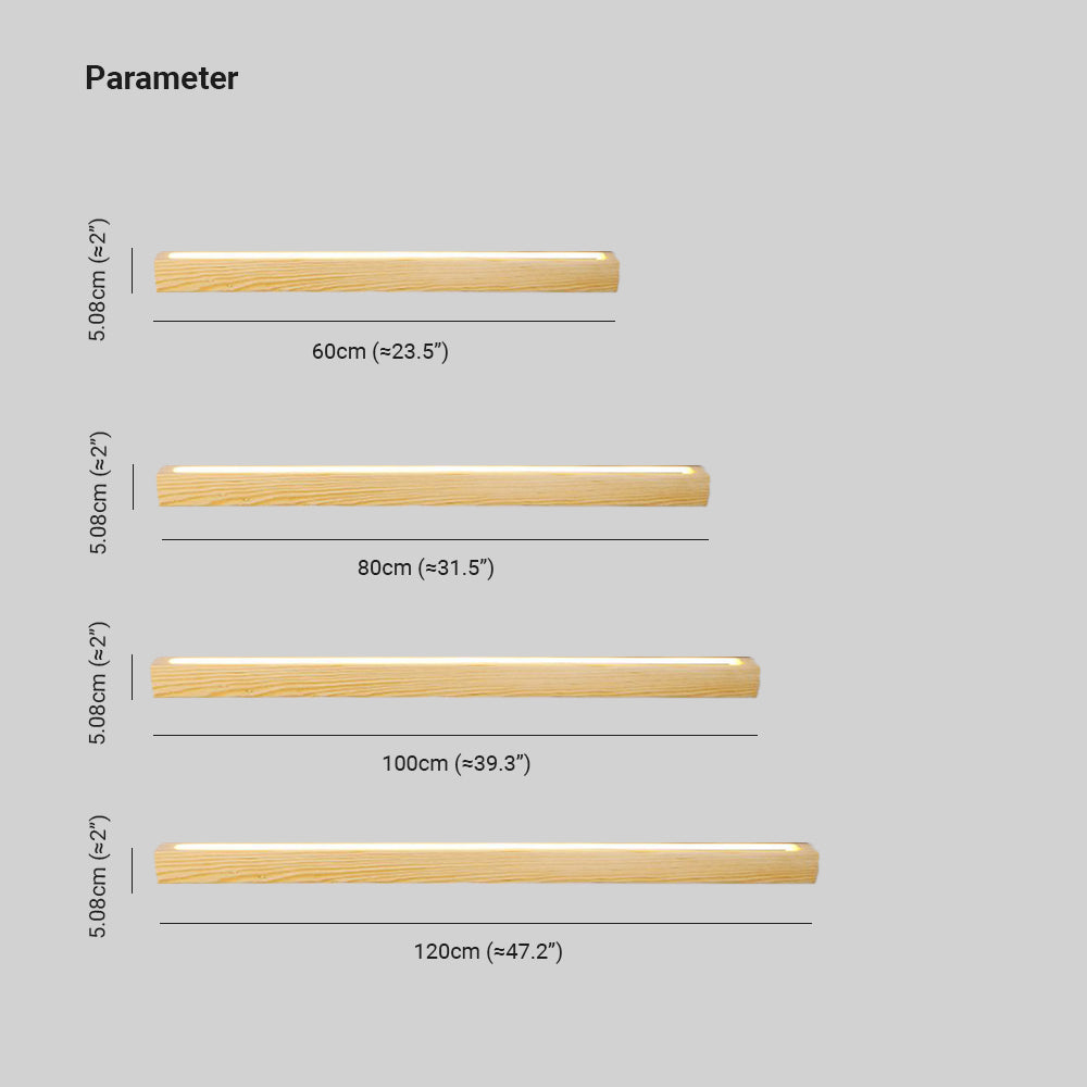 Muto Wall Lamp  Linear Wood - image 4