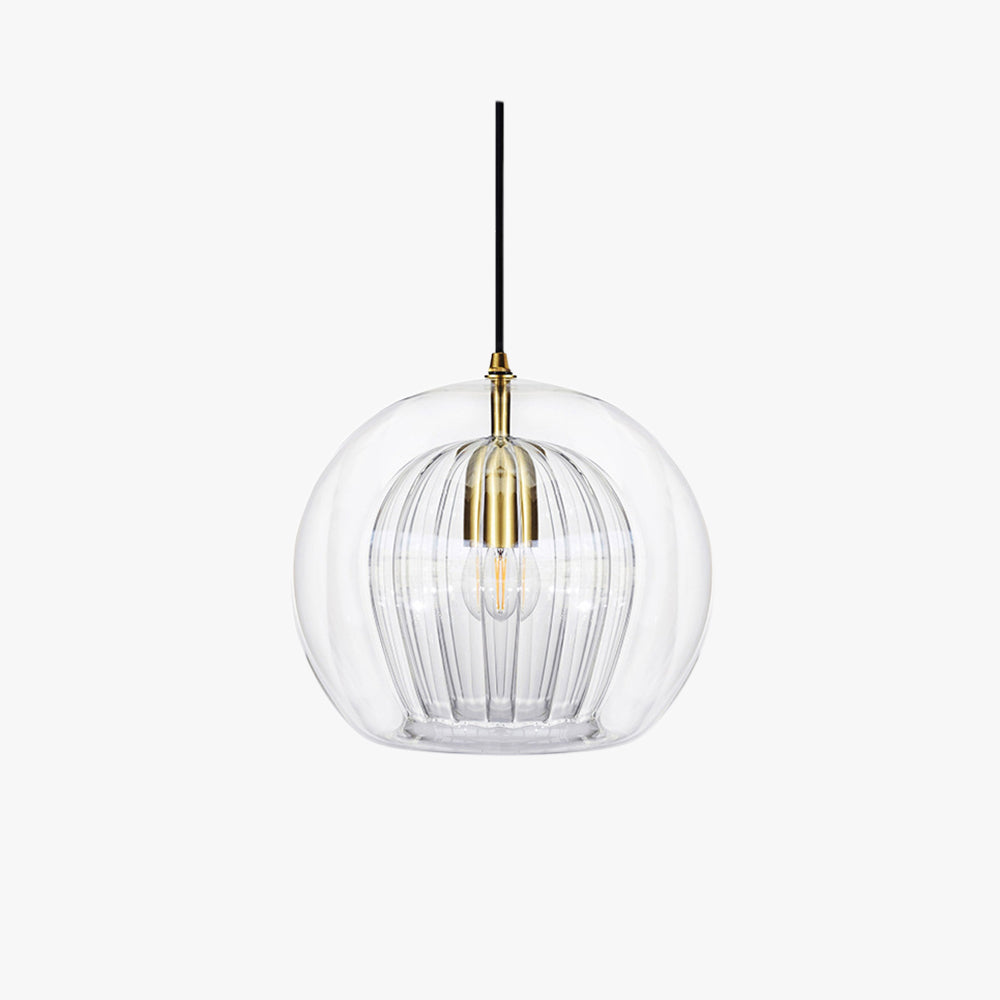 Valentina Nordic Glass Globe Pendant Light - image 1